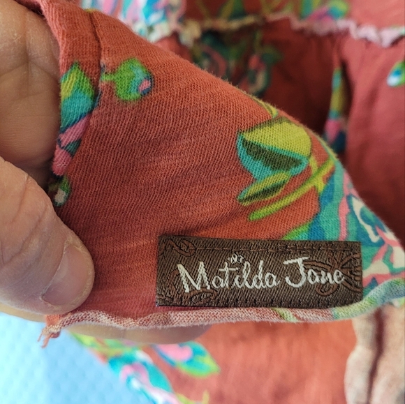 Matilda Jane Looks to Frill Dress Brilliant Daydream Ruffle Floral Sz M - Picture 5 of 5